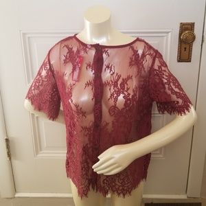 Beautiful Lace Blouse. Size XL. 3/$25